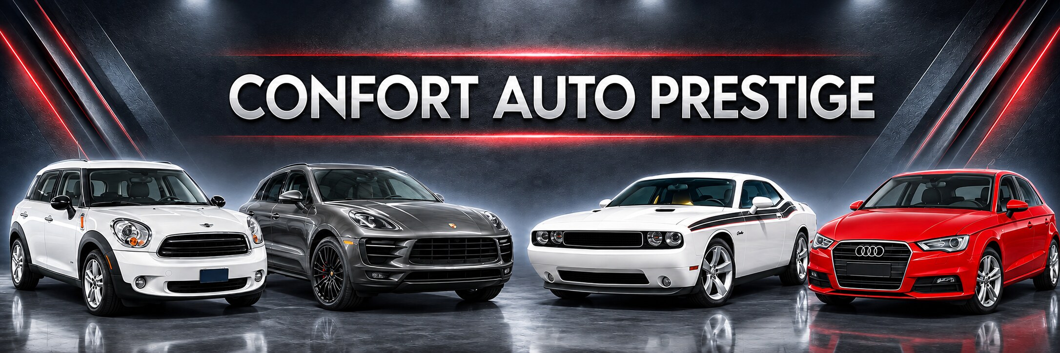 Confort Auto Prestige - sélection de quatre véhicules